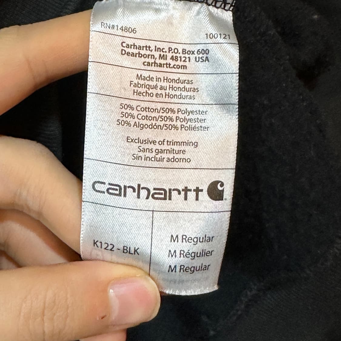 칼하트 써멀 후드집업 WELT  상품이미지6