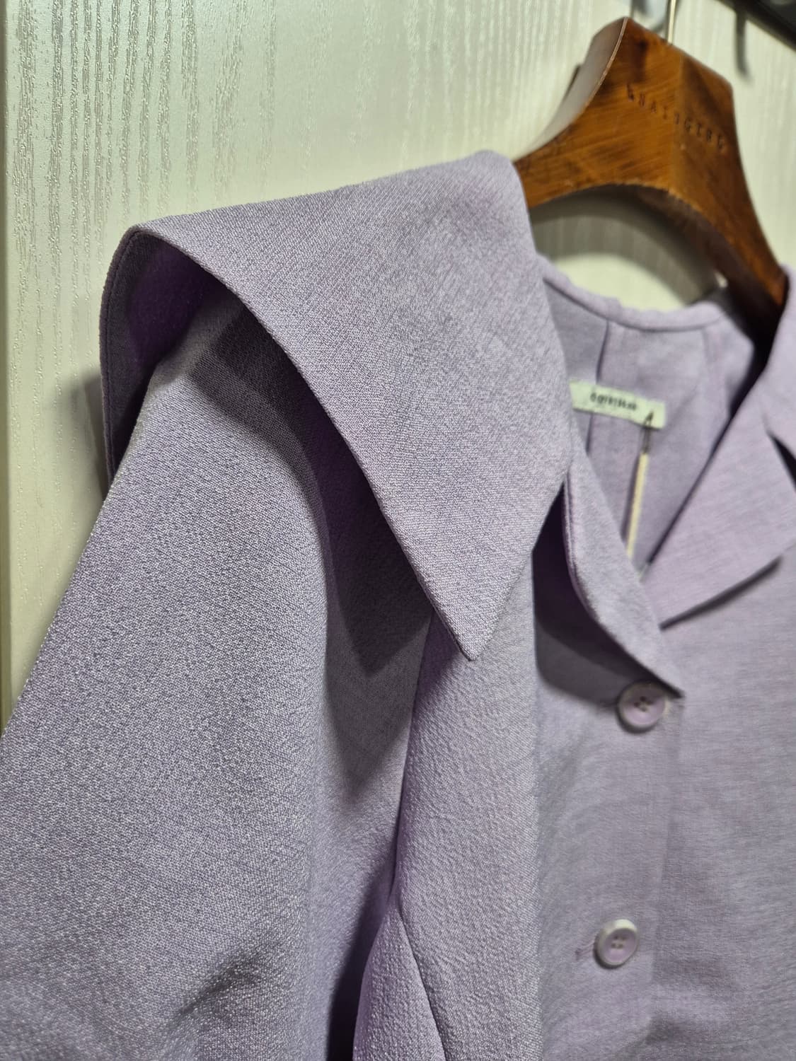 (세일)(새상품)코벳블랑 라벤더 반팔 블라우스 상품이미지5