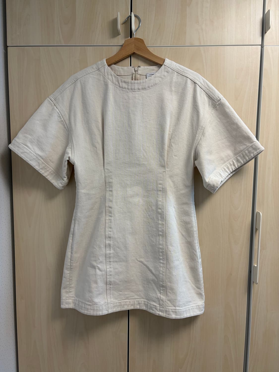 앤아더스토리즈 화이트 데님 미니 드레스 EU 38 상품이미지2