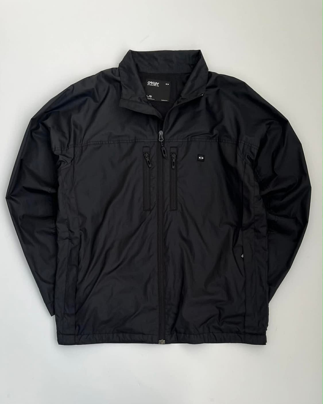 [L] 오클리 나일론 블랙 윈드브레이커 마운틴 자켓 바람막이 상품이미지1