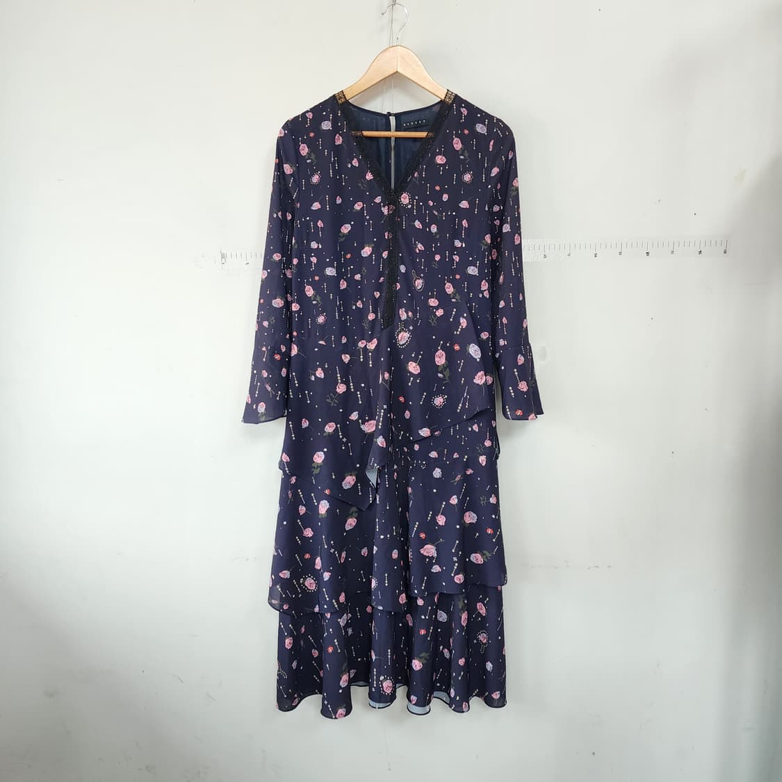 시슬리 플라워 롱 원피스 상품이미지1