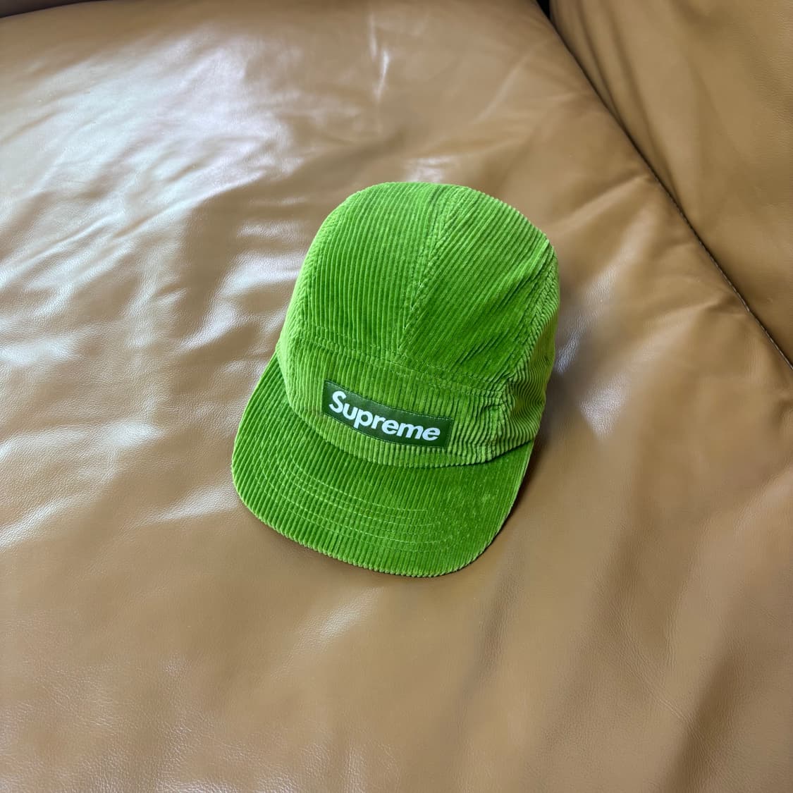 Supreme 슈프림 코듀로이 그린 캠프캡 모자 (Green) 상품이미지1