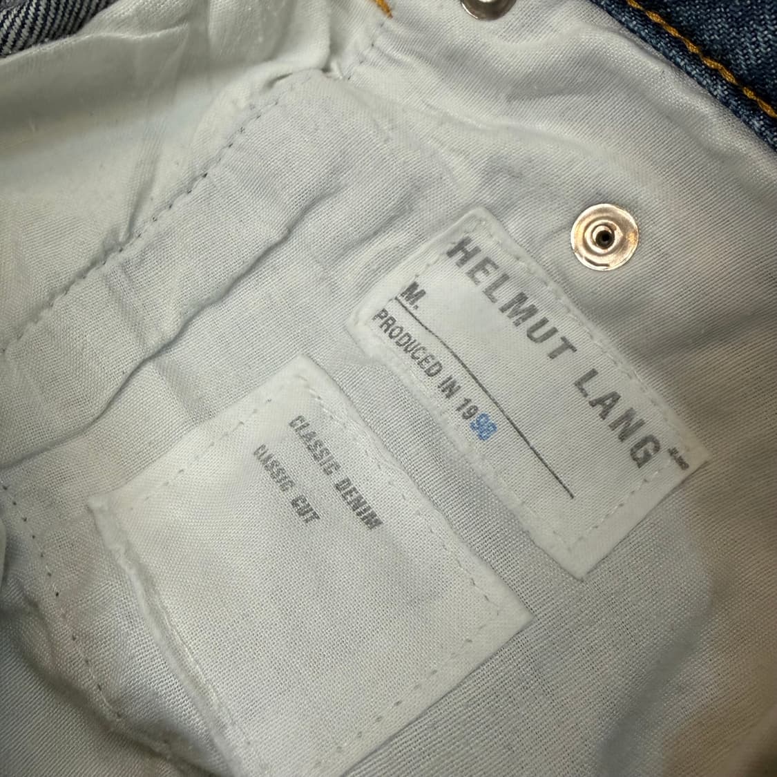 1998 HELMUT LANG CASSIC CUT 헬무트랭 데님  상품이미지4