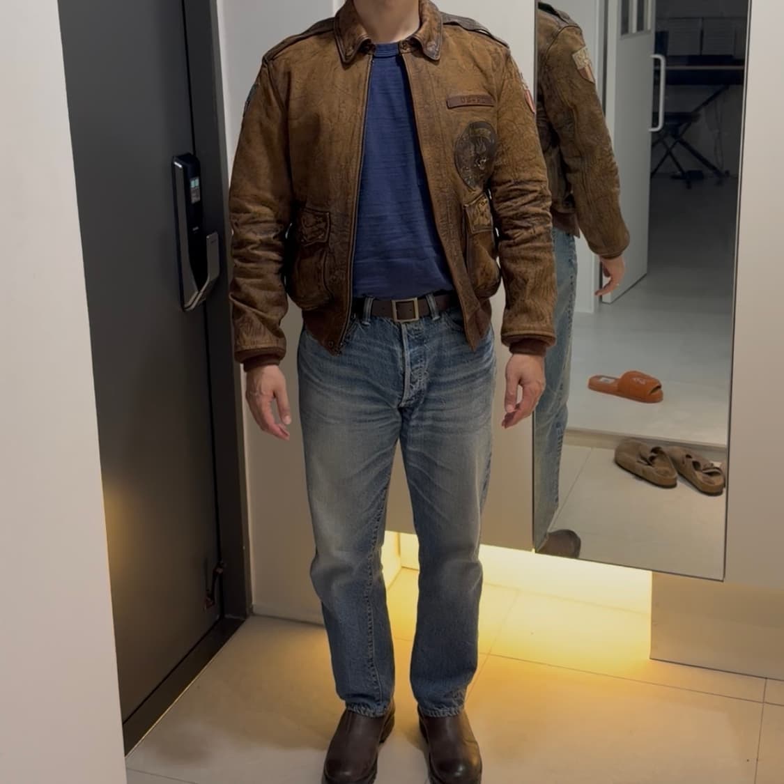 폴로 A2 자켓 플라잉 타이거 S 사이즈 신형 새거 판매합니다(택 달림) 상품이미지3