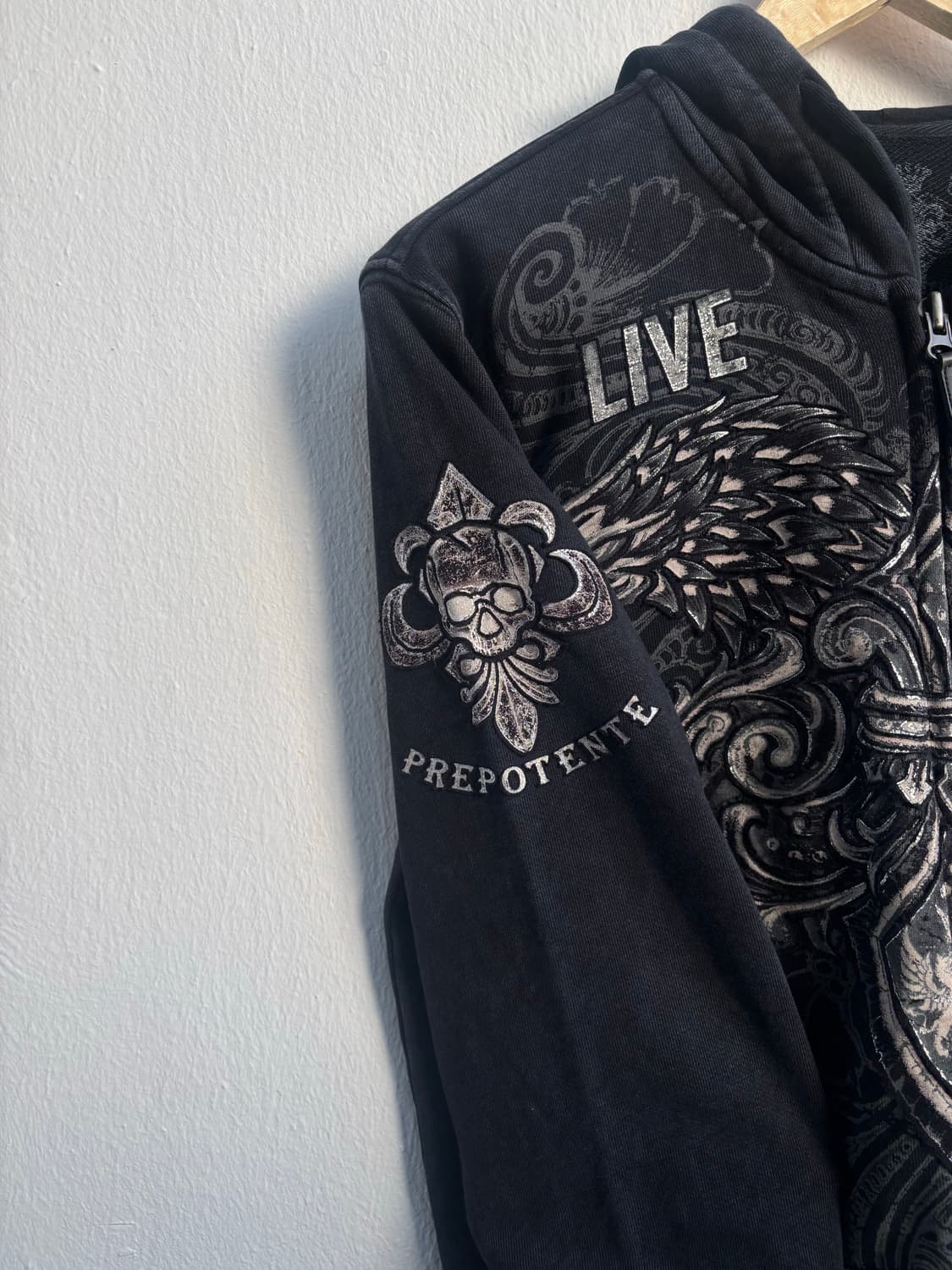 Prepotente Graphic Skull Hood Zip-Up 상품이미지6