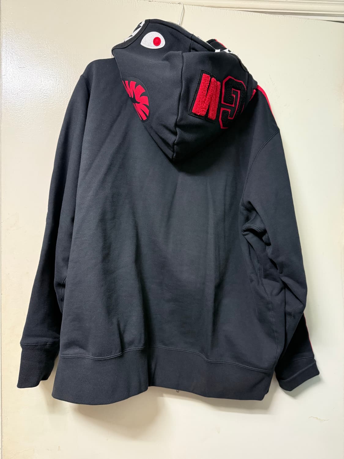 아디다스 X 베이프 샤크후드 3XL 상품이미지2