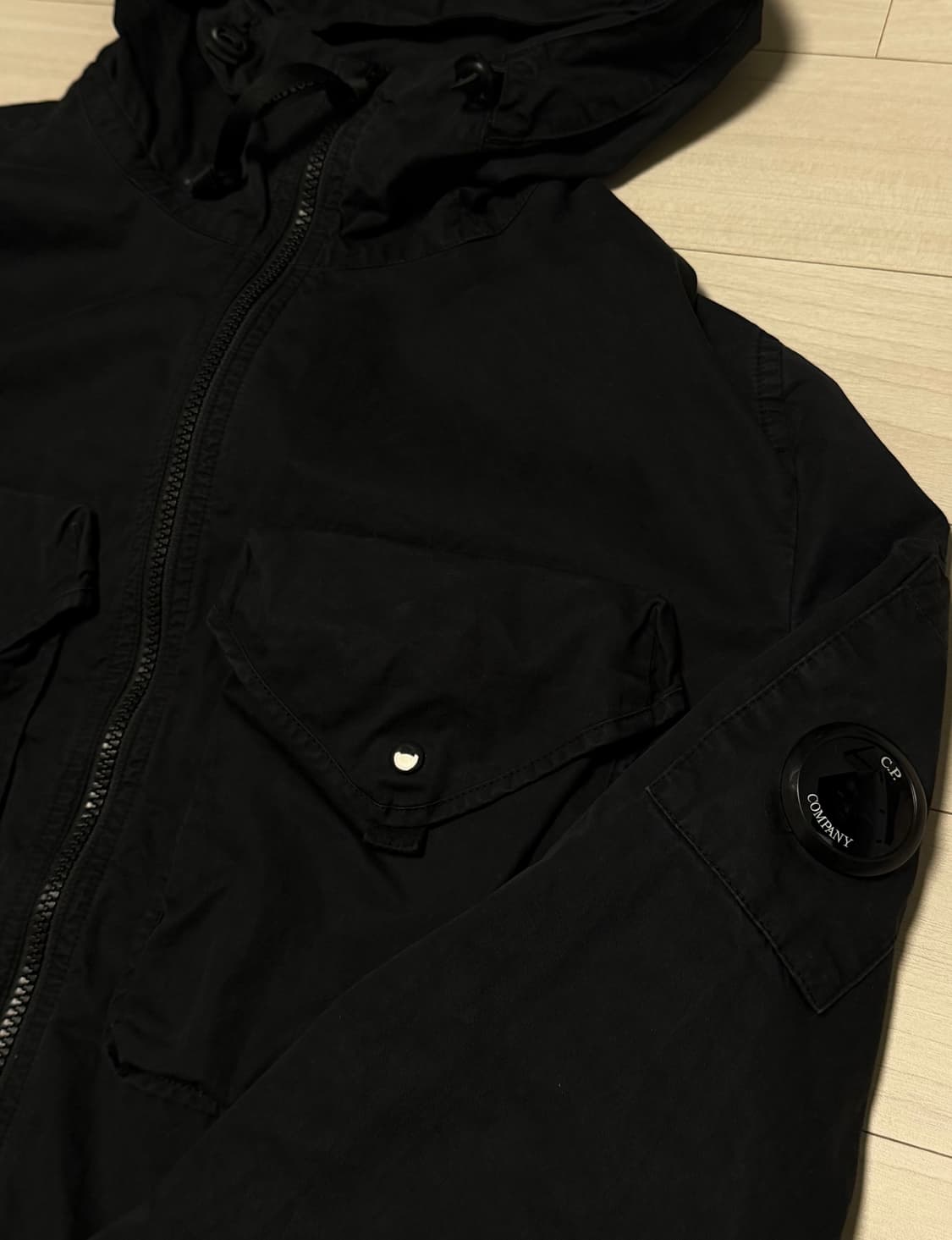 [M] CP컴퍼니 가먼츠다잉 바람막이 자켓 상품이미지1