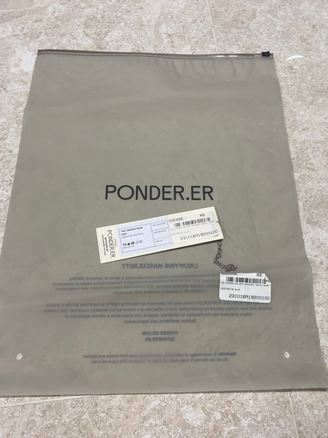 폰더럴 ponder.er 데님 셔츠 상품이미지8