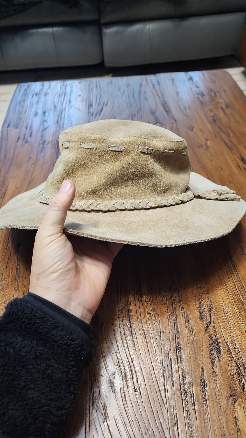 바나나 리퍼블릭 스웨이드 페도라 모자 상품이미지3