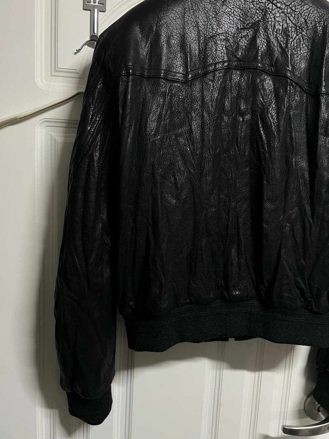 (L) 렉토 벤 크링클 레더 자켓 상품이미지6