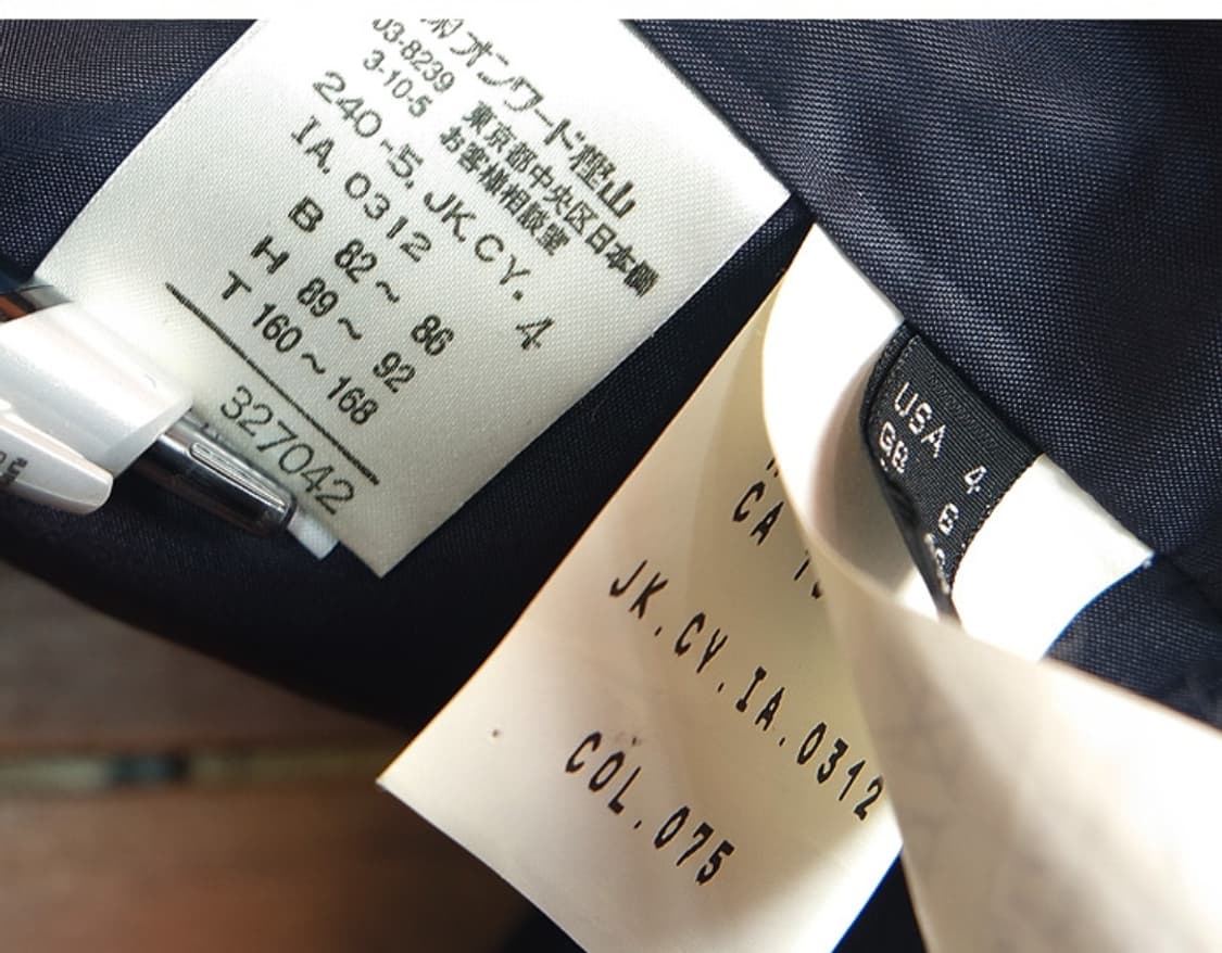 i c b 울 100%   네이비 더블 버튼 숏 자켓 상품이미지9