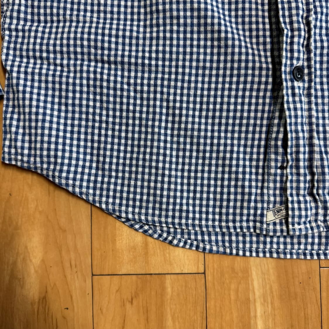 랄프로렌 데님앤서플라이 깅엄체크 셔츠 네이비 M 상품이미지4