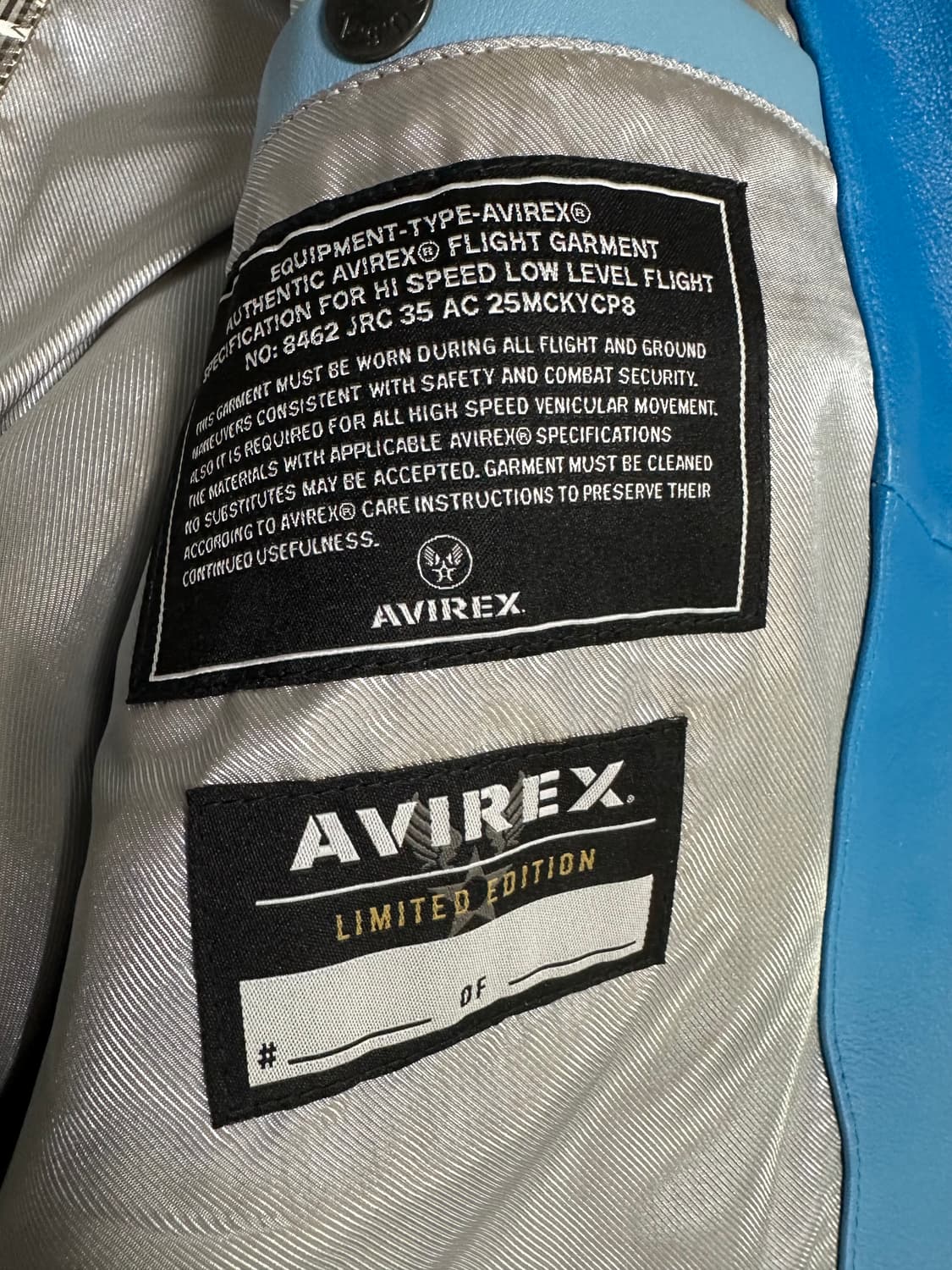 Avirex 한정판 클래식 양가죽 자켓 상품이미지4