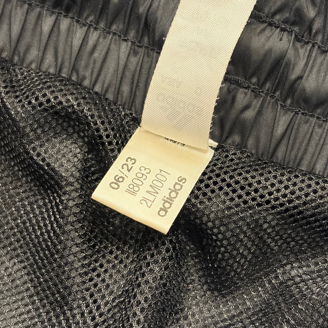 [L] 아디다스 나일론 삼선 트레이닝 바지 블랙 B842 상품이미지6