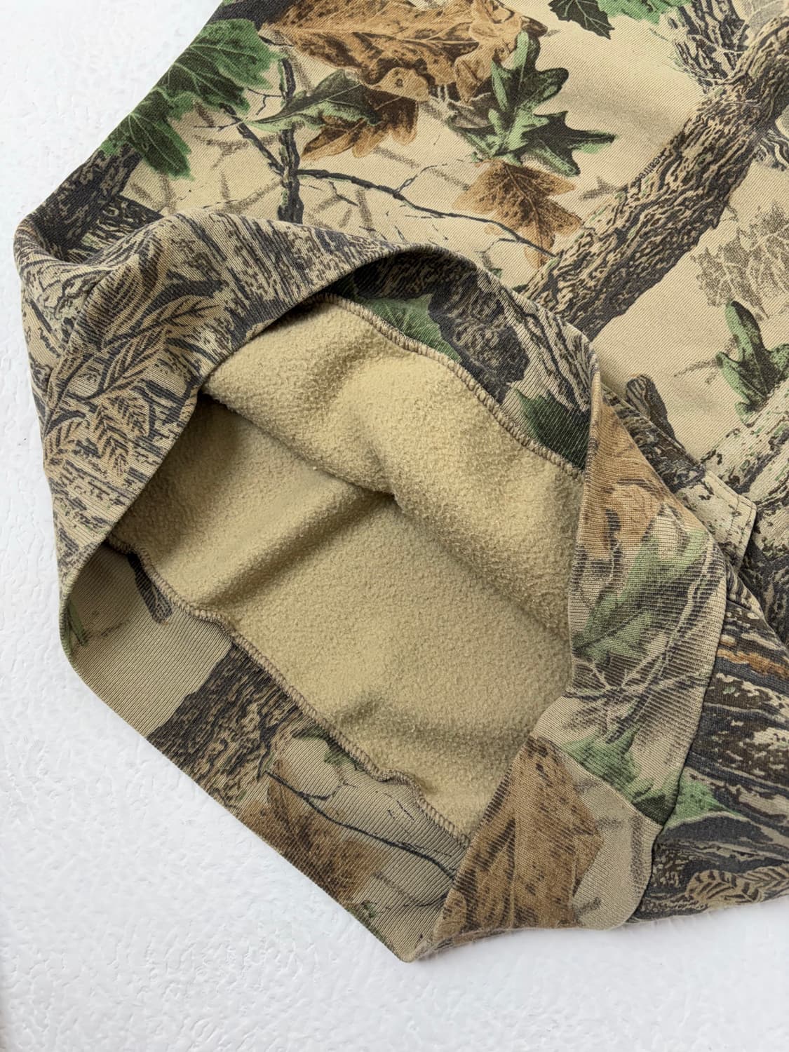 90s Forest Camouflage Quarter Sweatshirt 상품이미지7