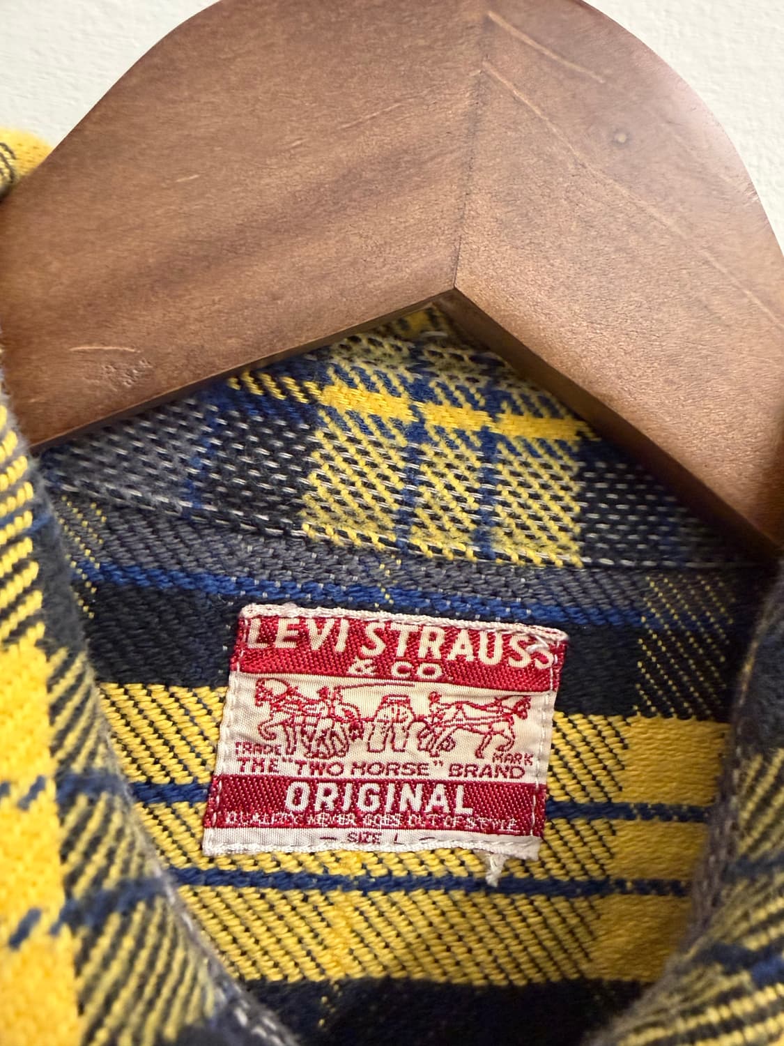 N102. 리바이스 타탄체크 플란넬 셔츠 상품이미지2