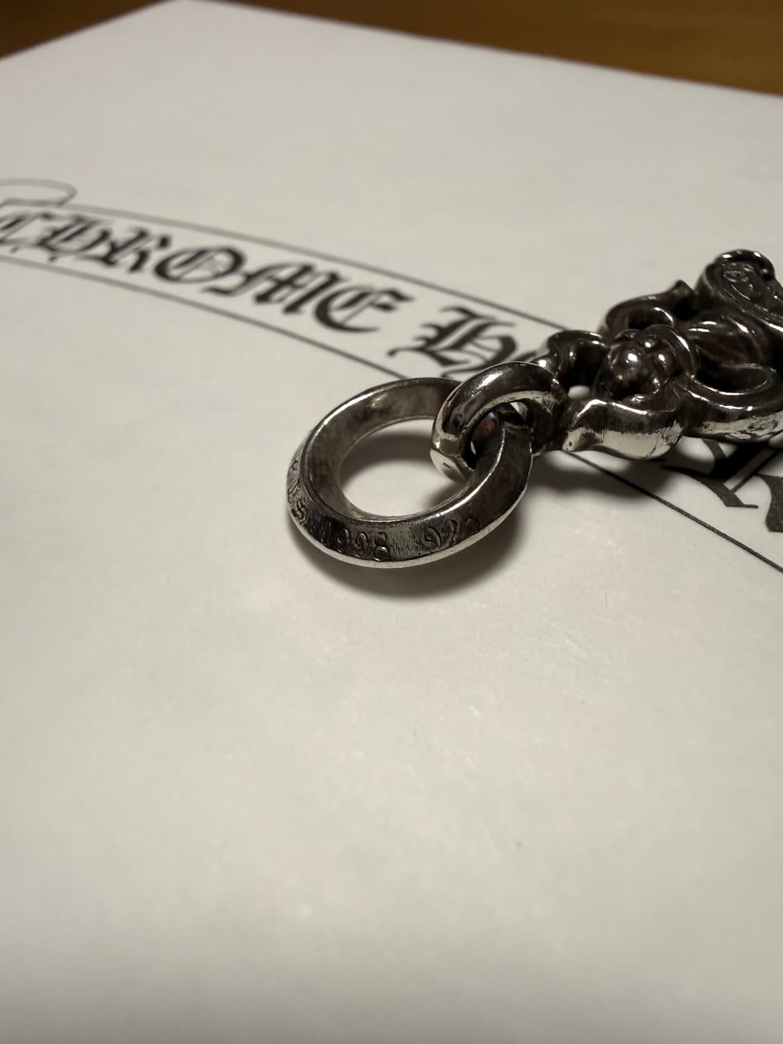 크롬하츠 5 대거 펜던트 실버 참 매장판 상품이미지6