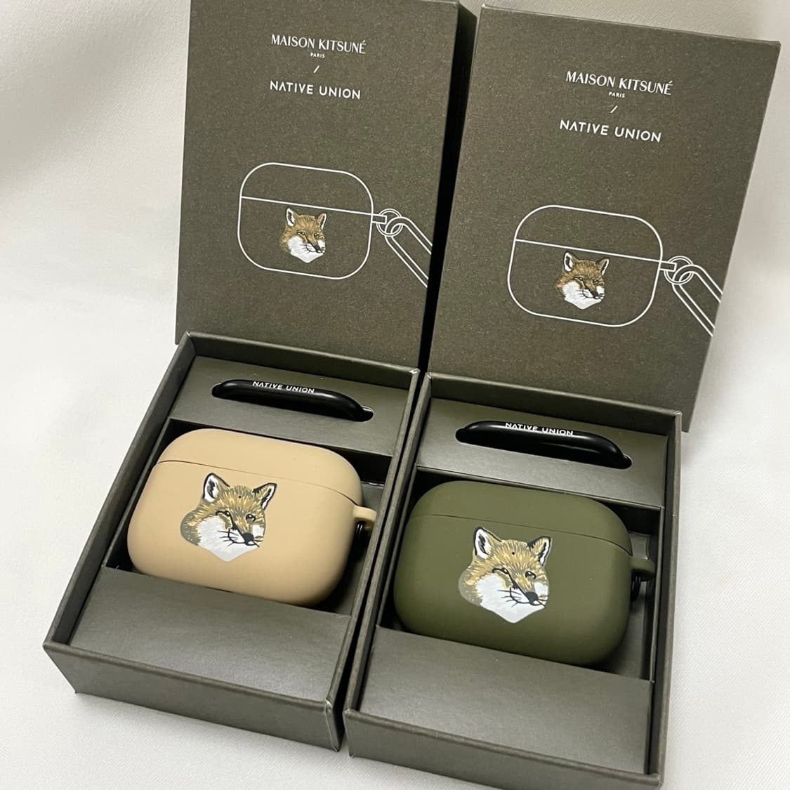 메종키츠네x네이티브유니온 에어팟프로1,2세대 케이스 상품이미지1