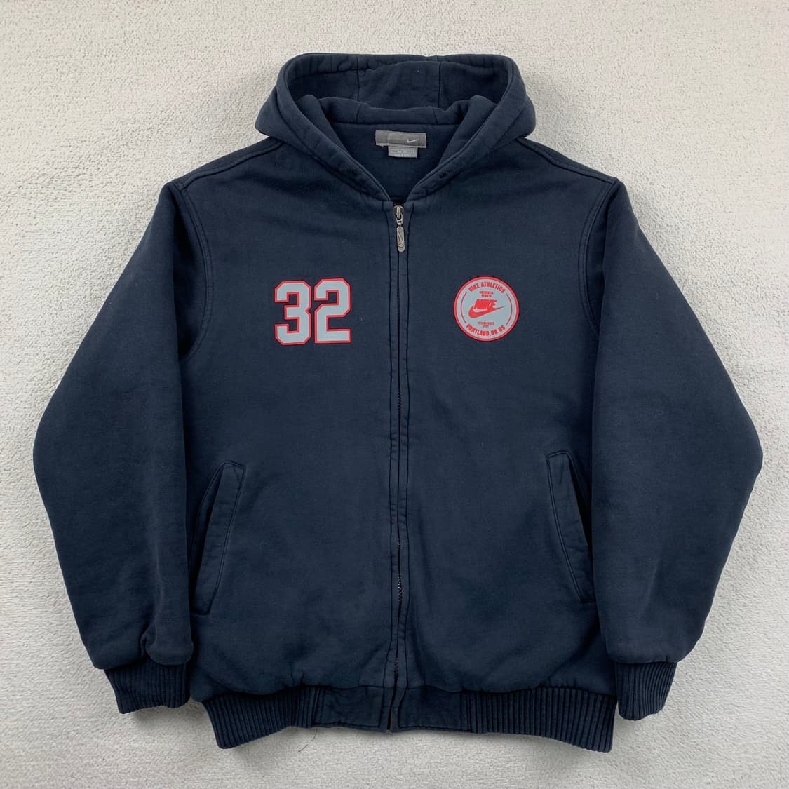 00s 나이키 포틀랜드 누빔안감 후드집업 블랙 상품이미지1