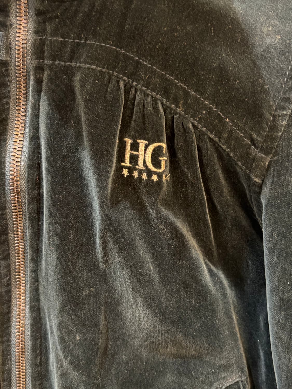 Hysteric Glamour Velvet Zip-Up Jacket 상품이미지5