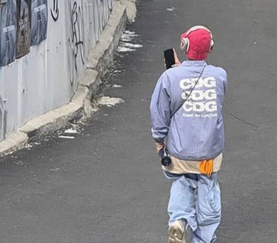 cdg 스트라이프 코치자켓 xl 상품이미지5