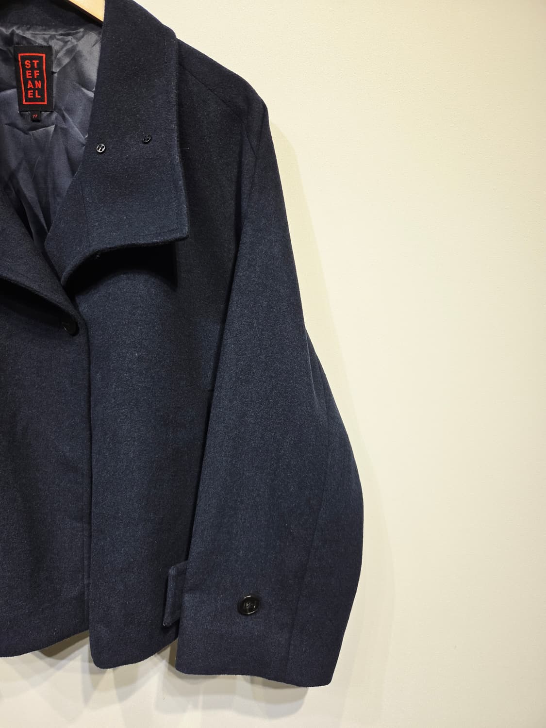 STEFANEL 스테파넬 울 캐시미어 크롭 숏자켓 상품이미지4