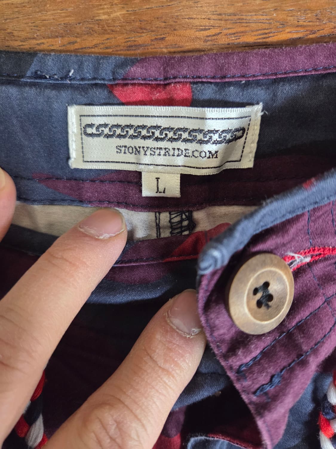 스토니 스트라이드 카모 카고쇼츠 반바지 L 대략 31 32  상품이미지4