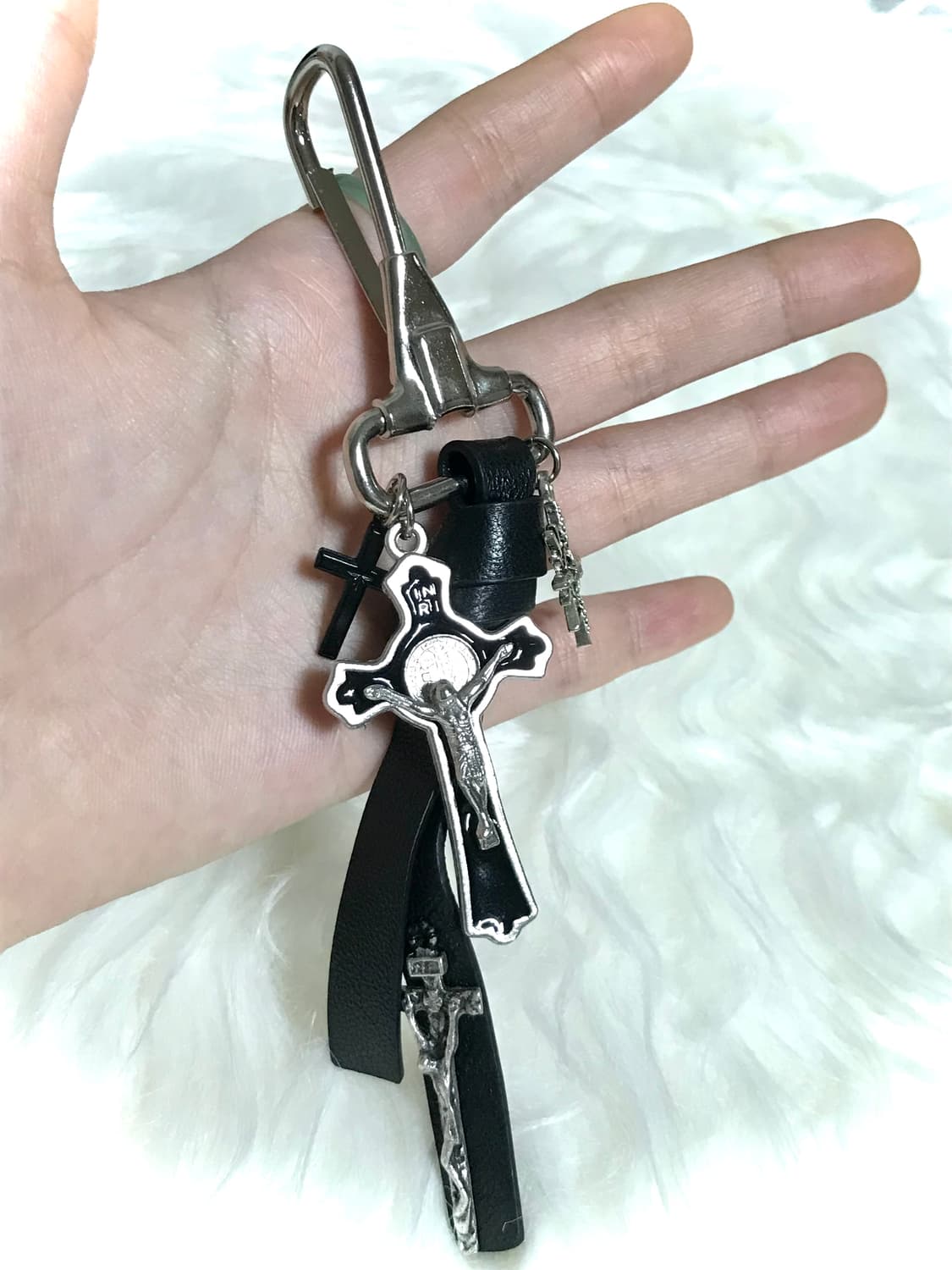 빈티지 펑크 십자가 바지 키링 상품이미지5