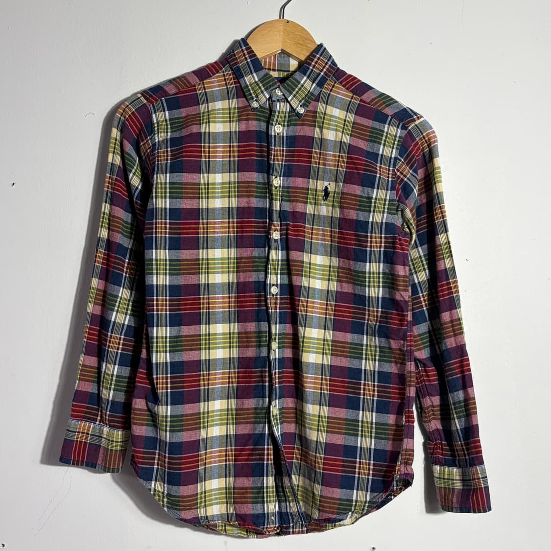 폴로 랄프로렌 빈티지 멀티 타탄 체크 버튼다운 셔츠 (무료배송) 상품이미지1
