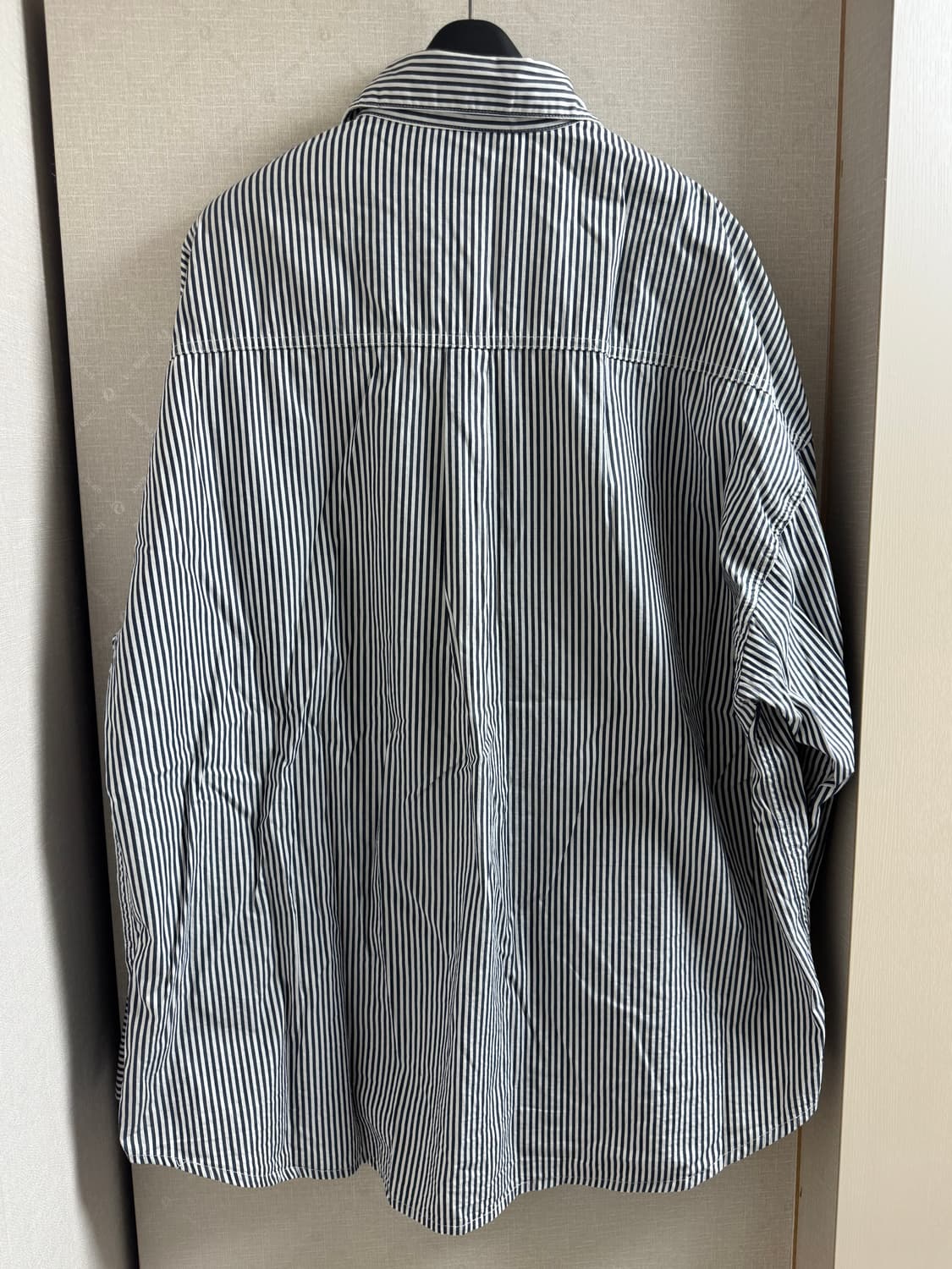 엑스톤즈/스트라이프 셔츠/ M 상품이미지3