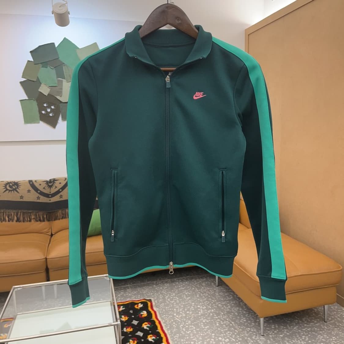 나이키 00's Y2K 딥그린 민트 져지 집업 M C07054 상품이미지3