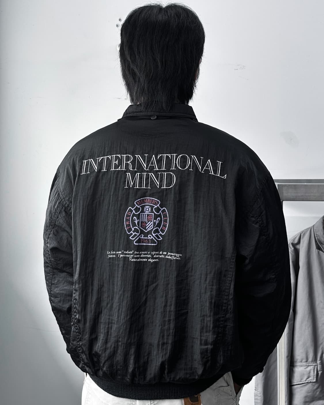 맨즈 클럽 90‘s 인터네셔널 마인드 나일론 봄버 자켓 상품이미지1