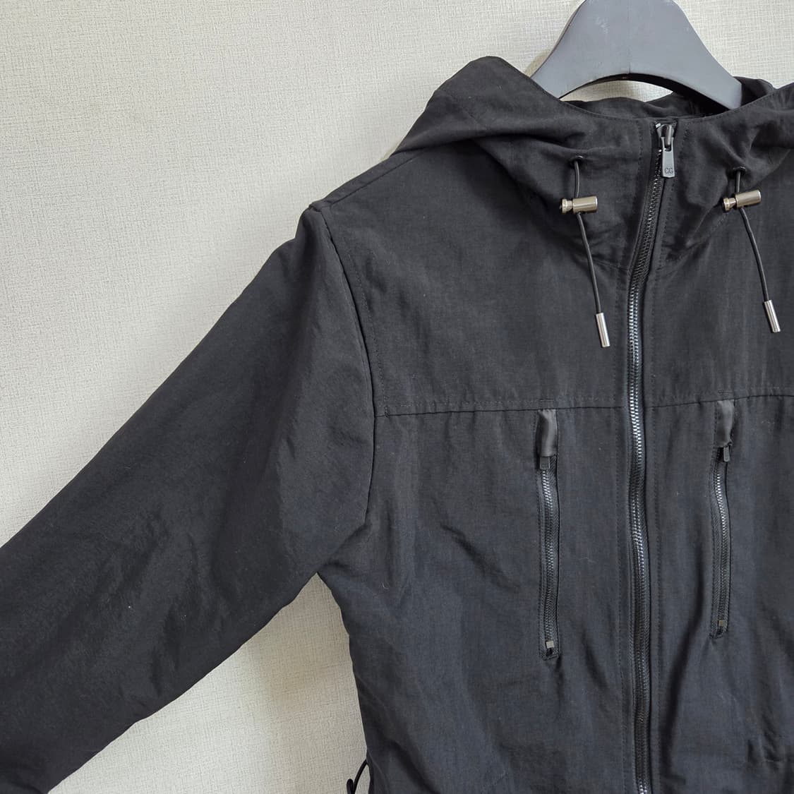 캐나다구스 바람막이 자켓 여자S 블랙 상품이미지2