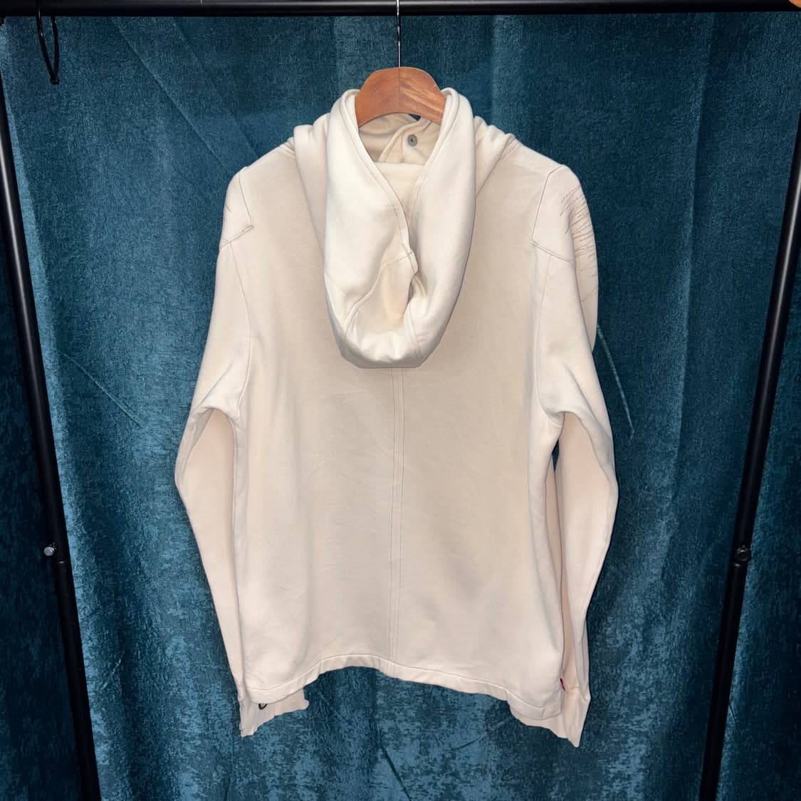 (L) 00s 리바이스 화이트 핑거홀 디테일 후드티 상품이미지3