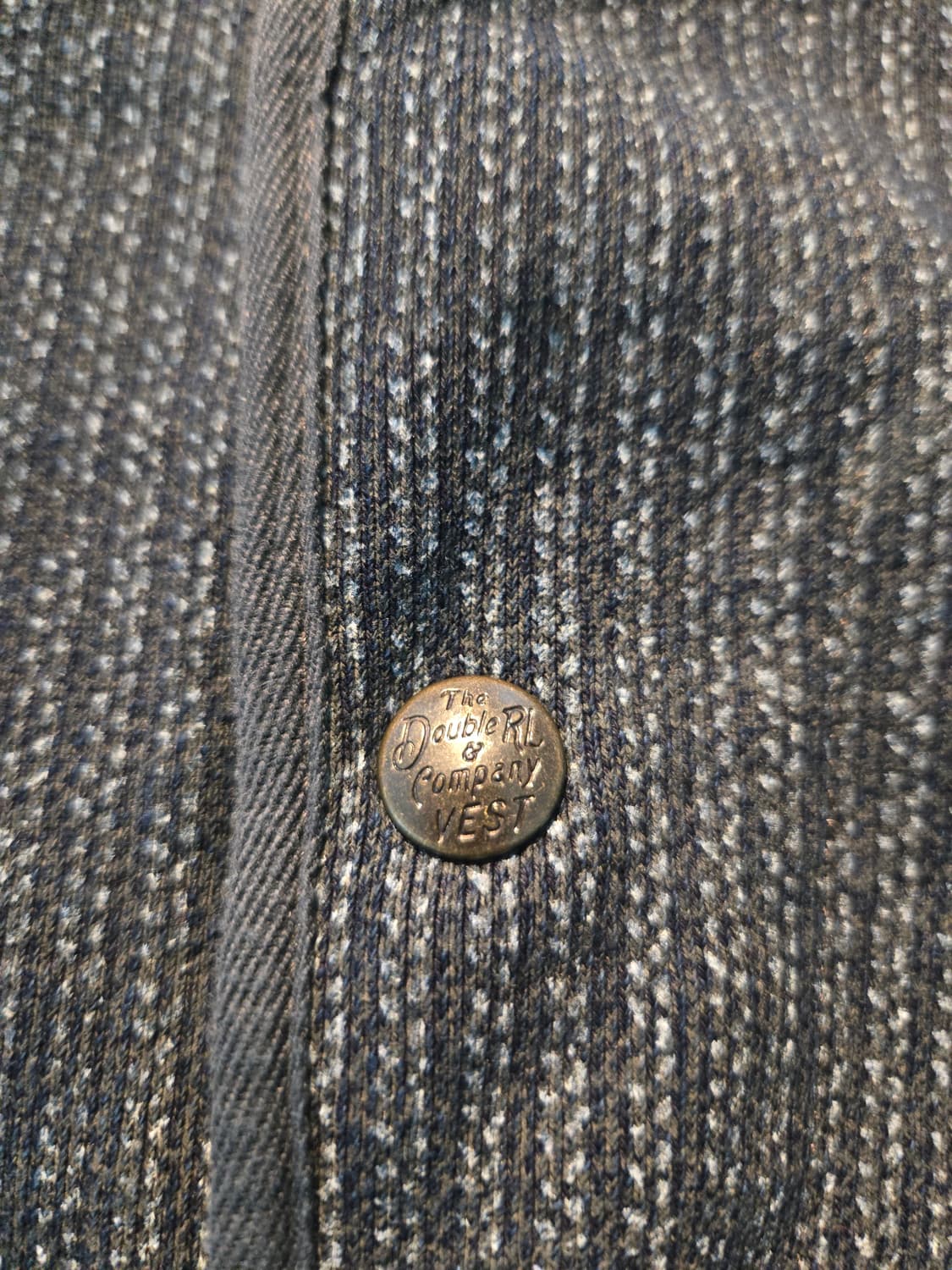 RRL 프린트 인디고 플리스 베스트 상품이미지3