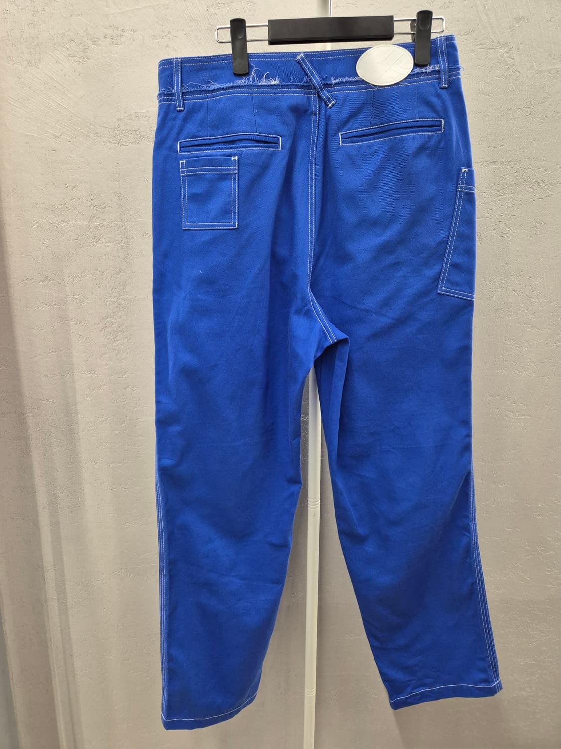 ADERERROR 블루 코튼 팬츠 A4 상품이미지3