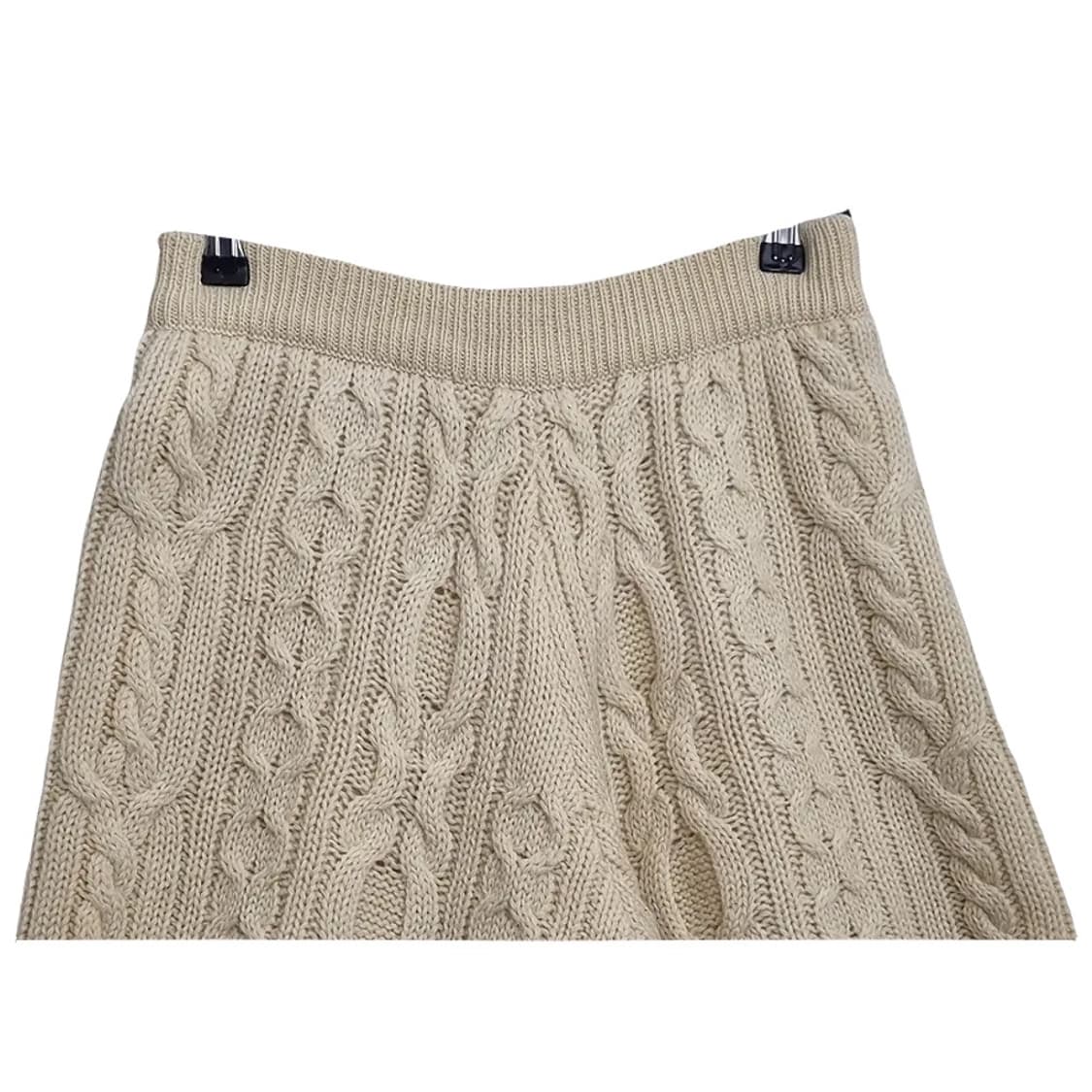 JPN 니트 크림 반바지 울 100%  상품이미지3