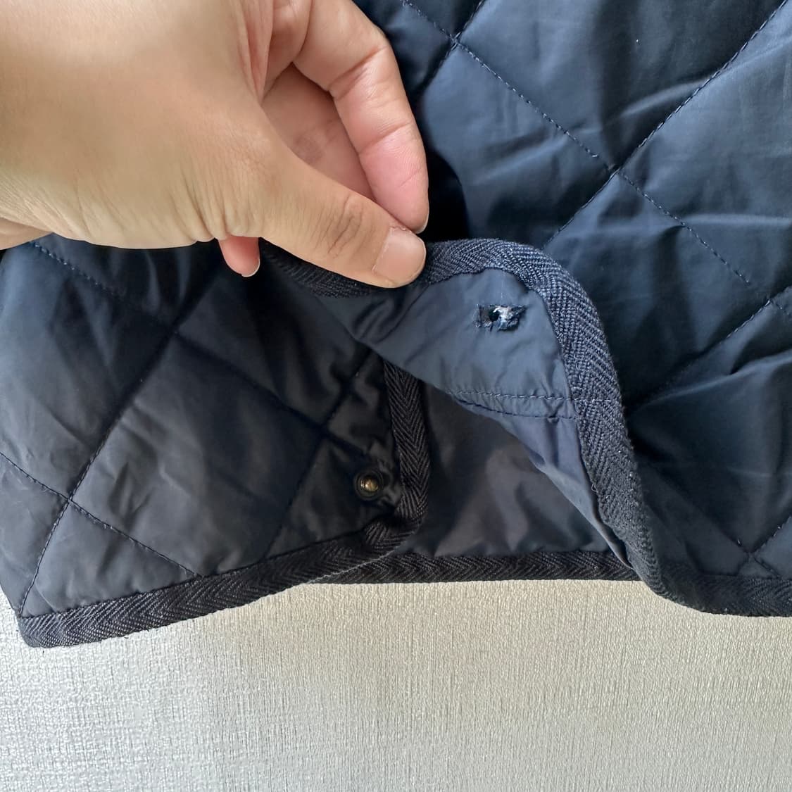 폴로 랄프로렌 퀼팅 경량 베스트 네이비 L 상품이미지9