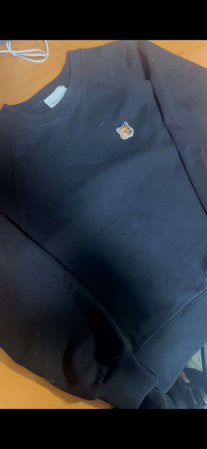 메종키츠네 우먼 긴팔 블랙xs 상품이미지1