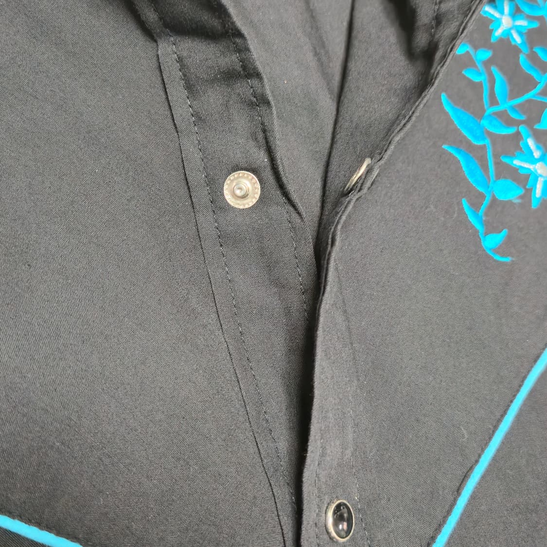 웨스턴 셔츠 블랙 M 상품이미지7