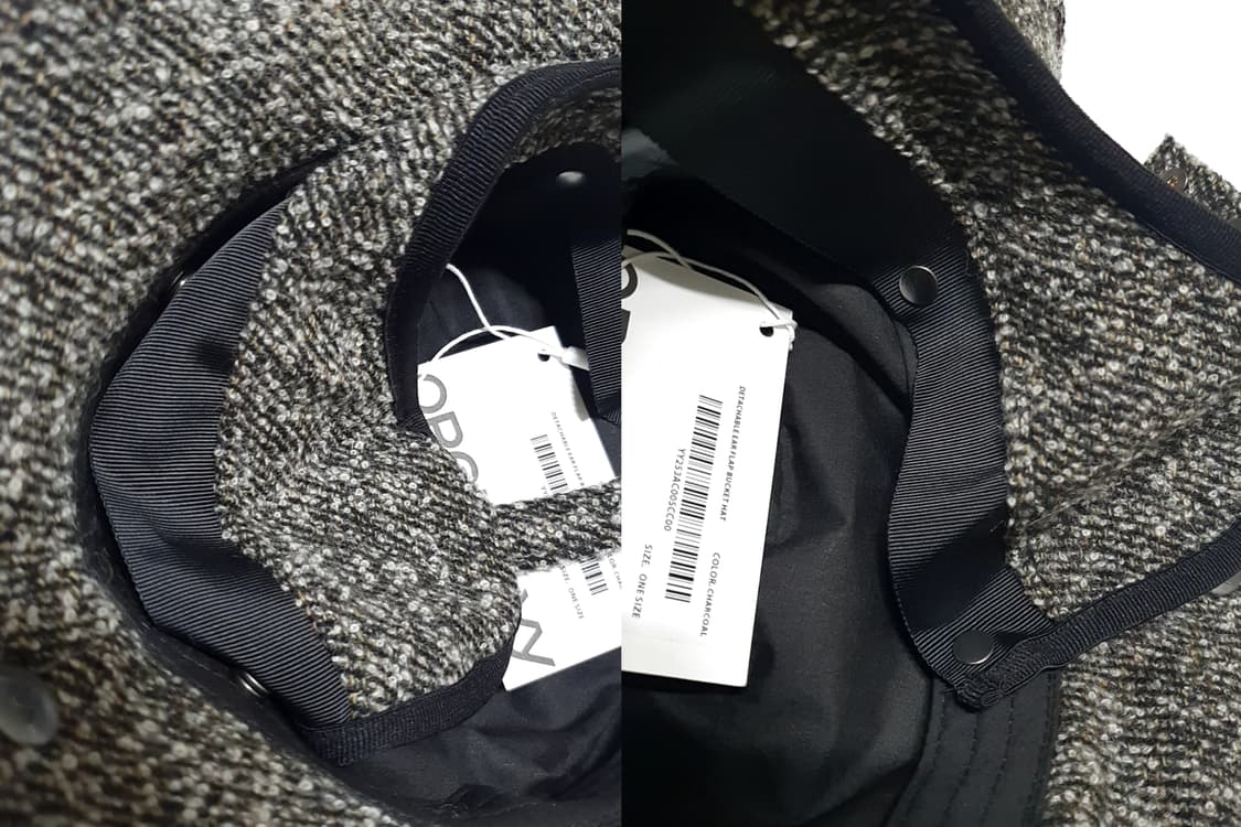 블랙 오픈와이와이 이어플랩 이어프랩 캡 버킷햇 벙거지모자  상품이미지8