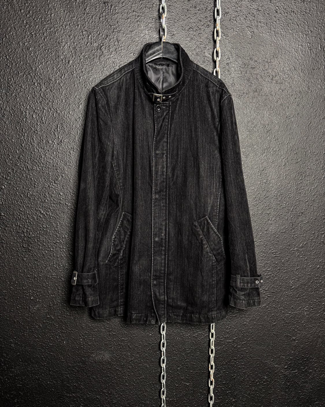 LOUIS CHAVLON – Stand Collar Black Jacke 상품이미지5