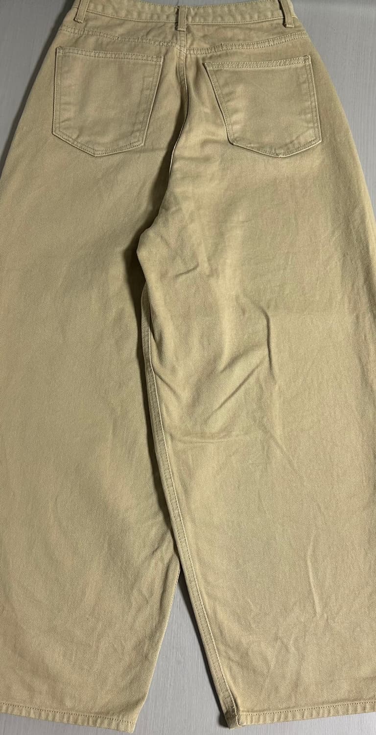 빈티지 베이지 데님 팬츠 상품이미지2