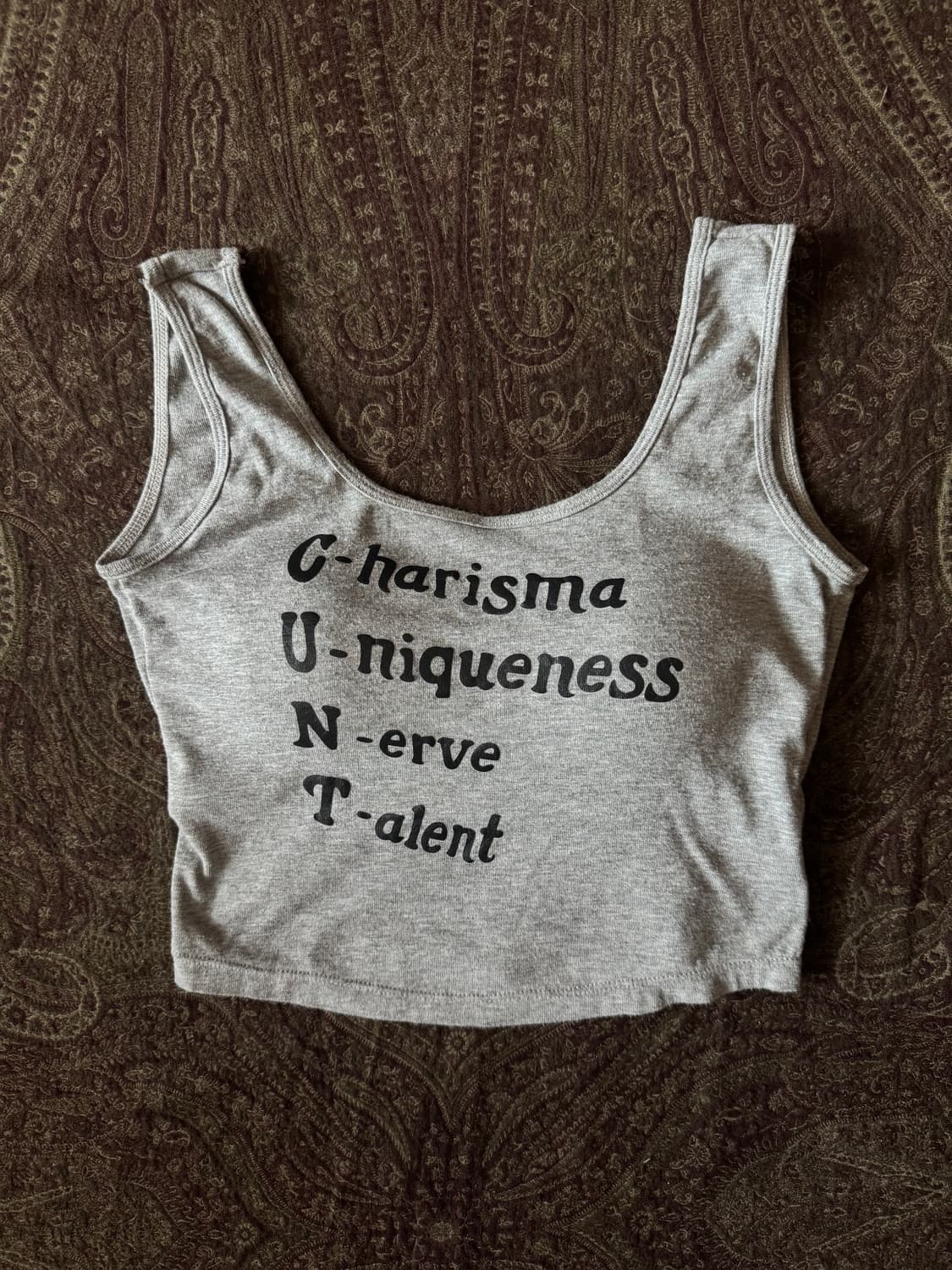 그레이 탱크탑 상품이미지1