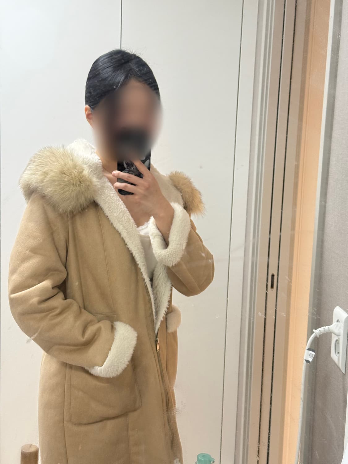 듀웰 양털 퍼 자켓 상품이미지3