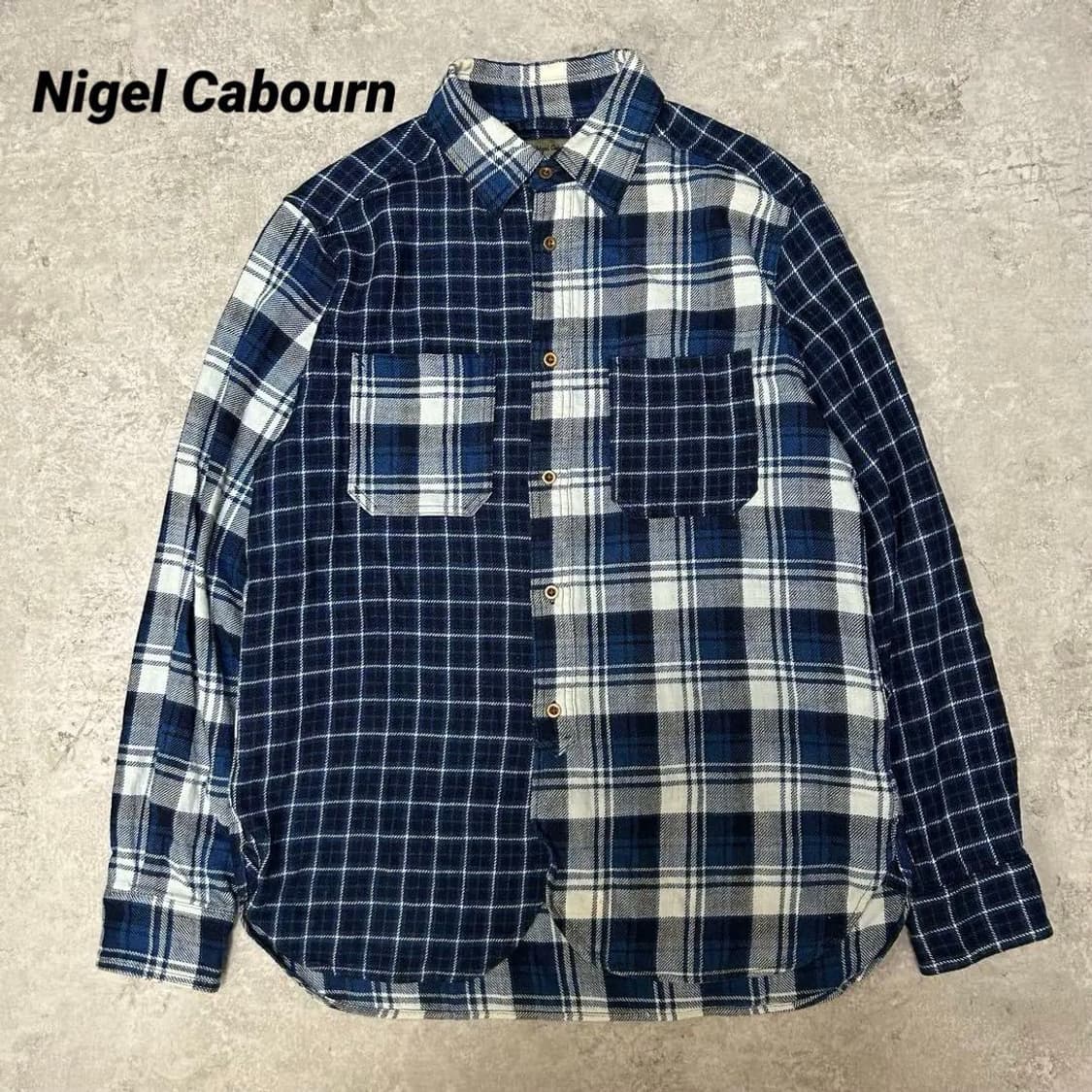 [50] 나이젤카본 체크 넬 셔츠 상품이미지1