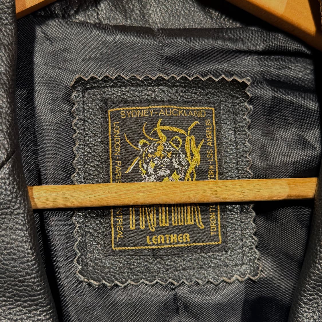 오스트레일리아 헤비 카우레더 카 코트 100 소가죽 상품이미지2