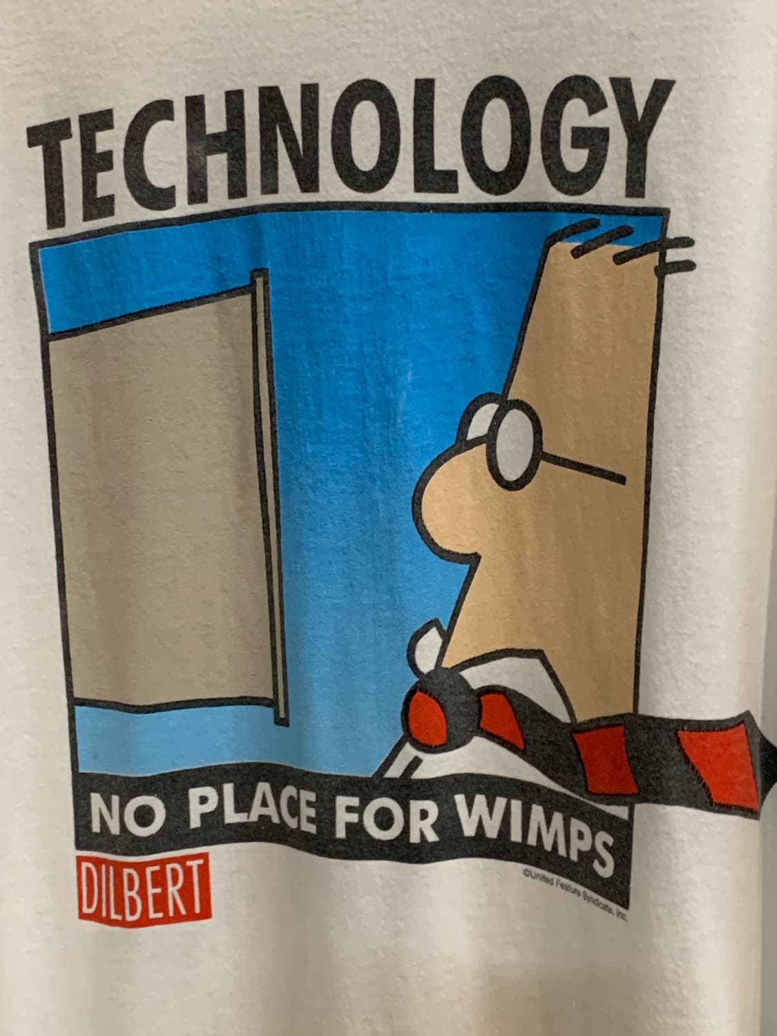 90s DILBERT 프린팅 티셔츠 상품이미지2