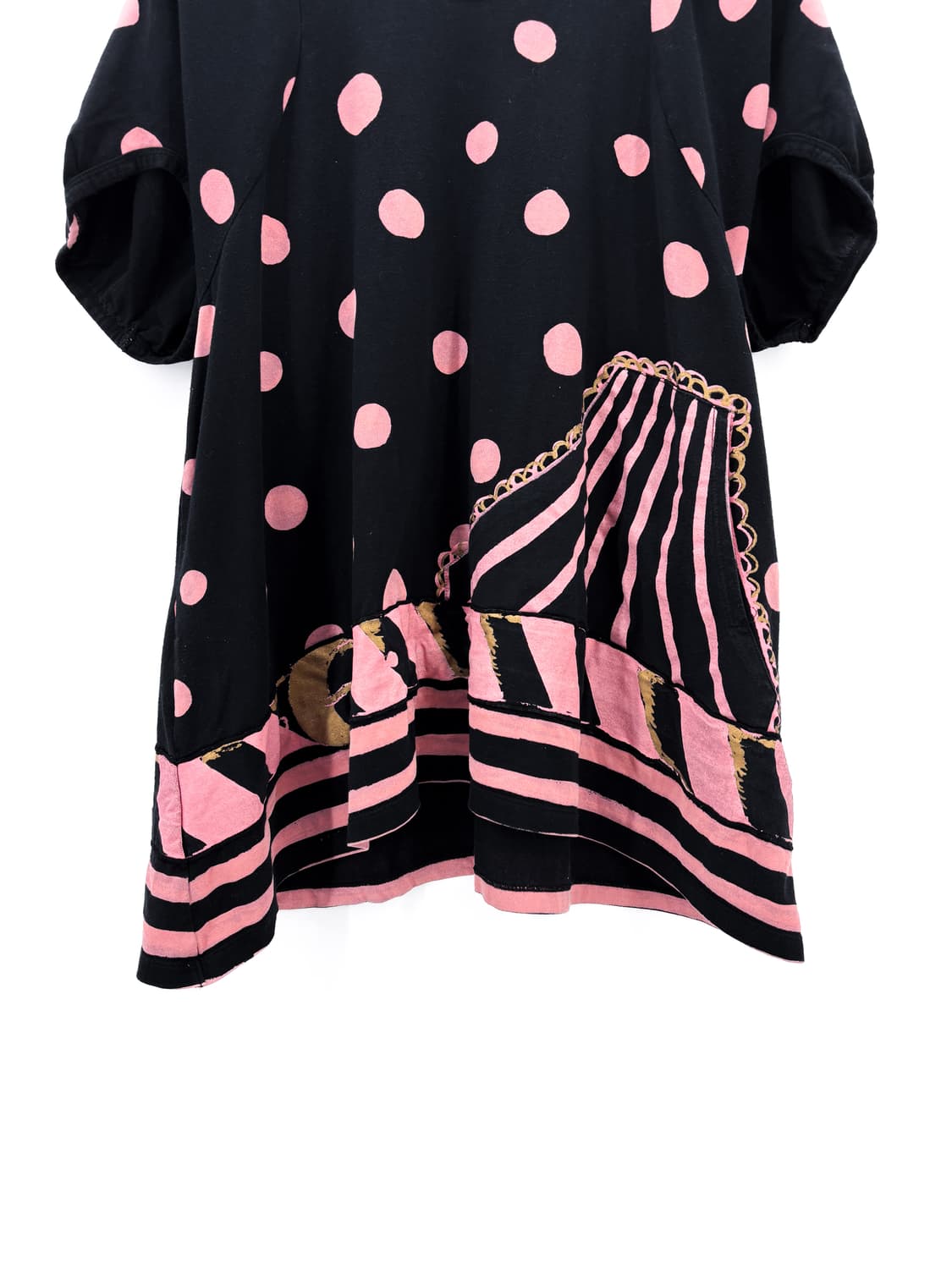 츠모리 치사토 핑크 도트 퍼프 반팔티셔츠 상품이미지3