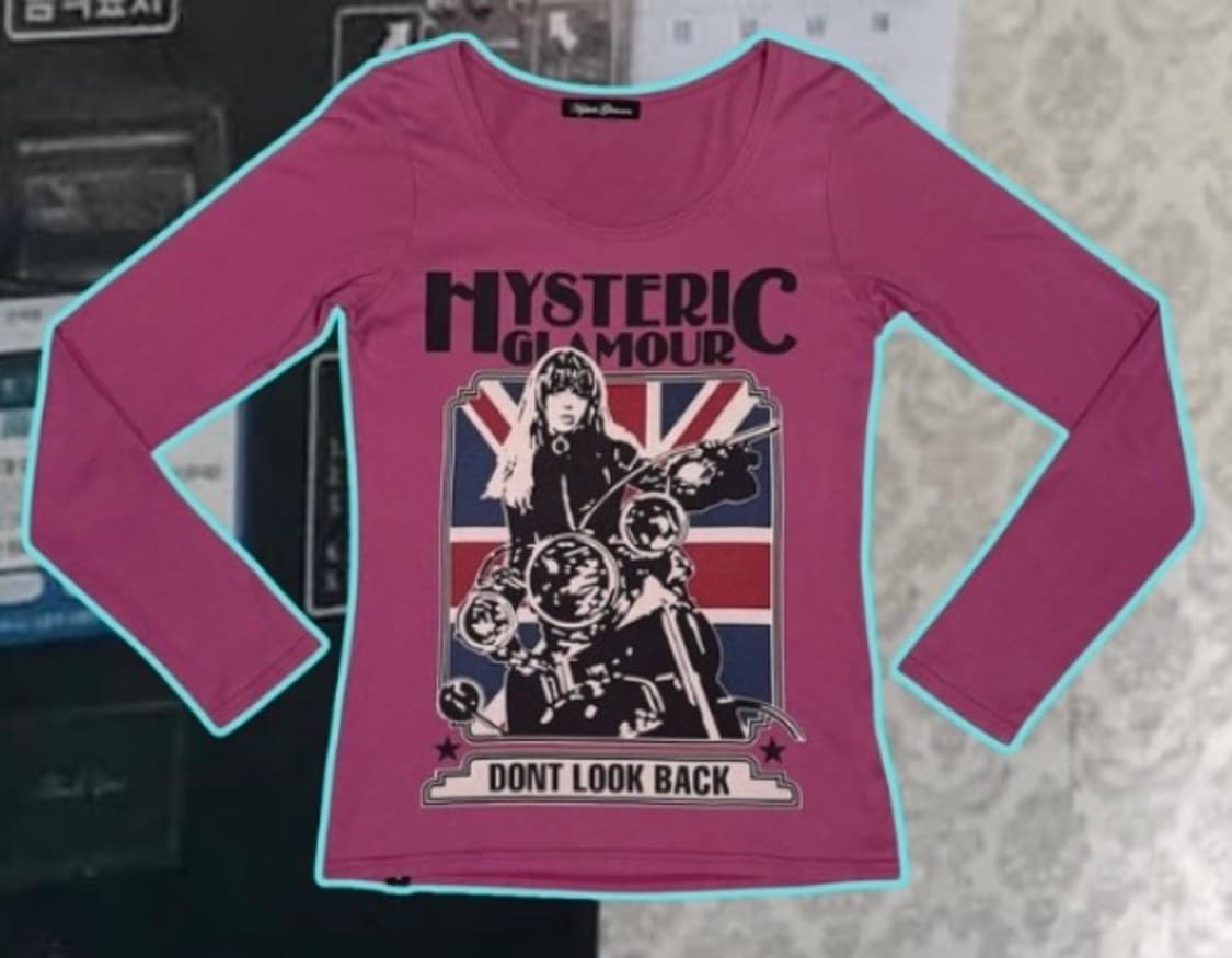 히스테릭글래머 바이커걸 롱슬리브 구매 상품이미지1